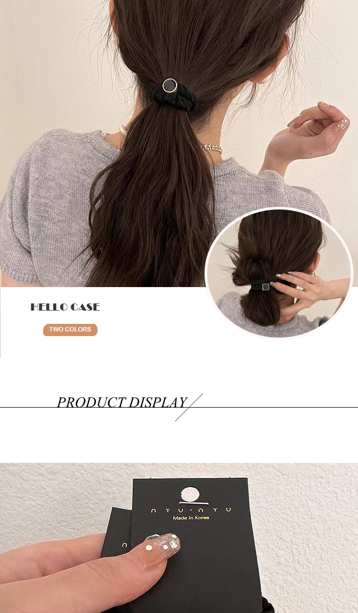 女性に人気なヘアアクセサリー ヘアゴム