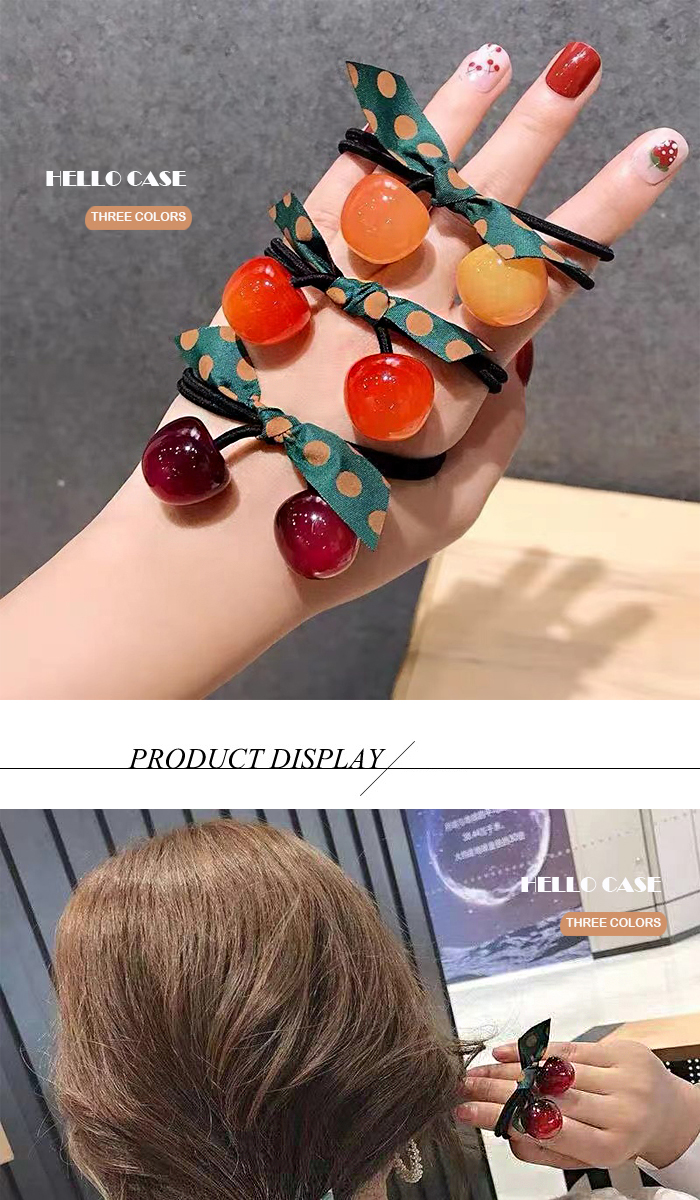女性に人気なヘアアクセサリー　ヘアゴム