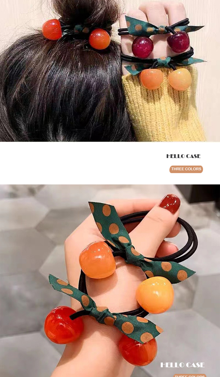 女性に人気なヘアアクセサリー　ヘアゴム