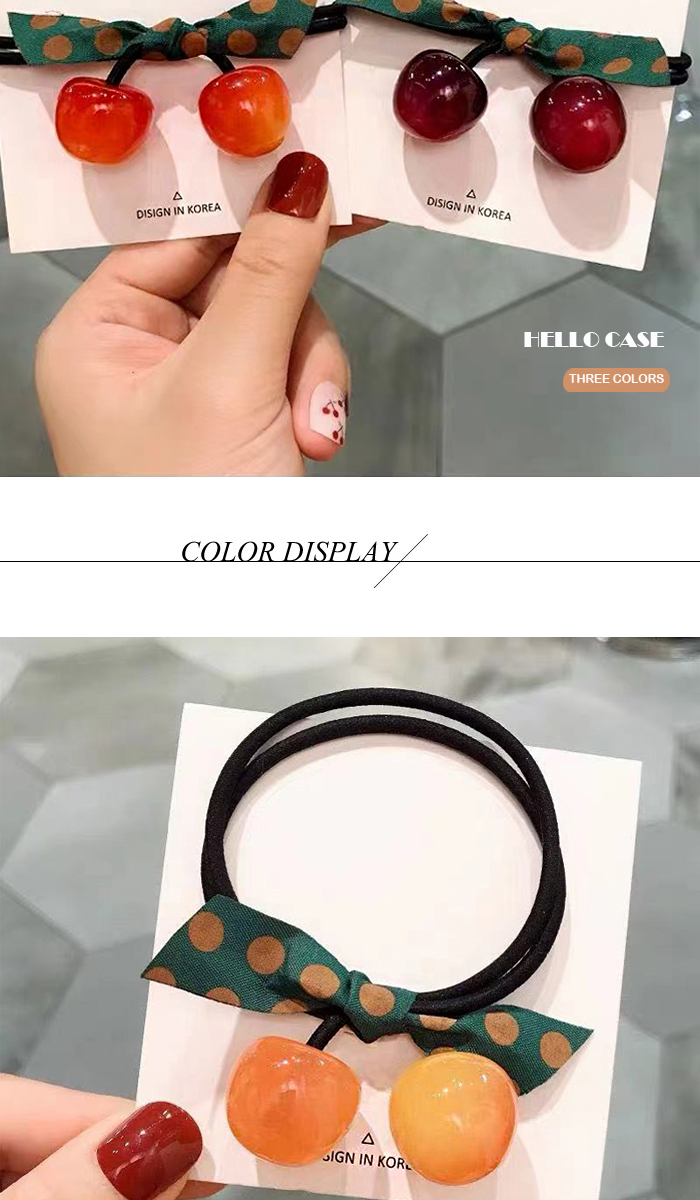 女性に人気なヘアアクセサリー　ヘアゴム