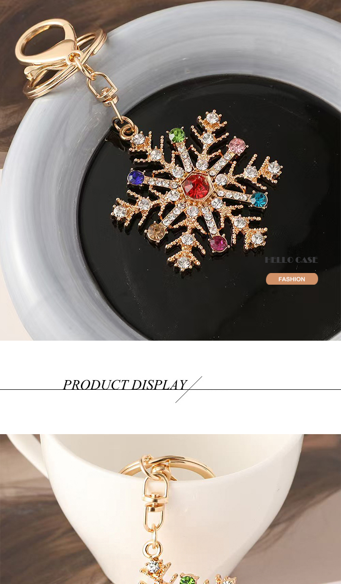 雪の花バッグチャーム