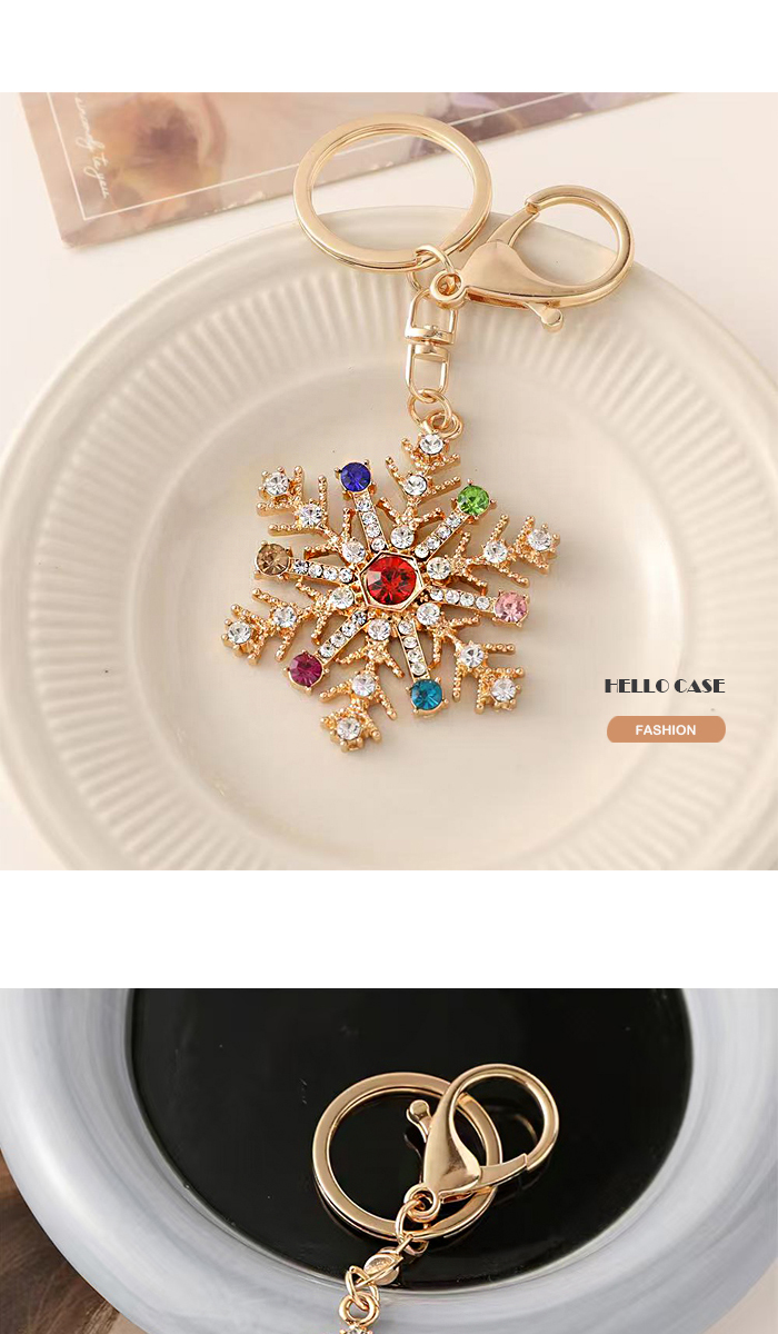 雪の花バッグチャーム