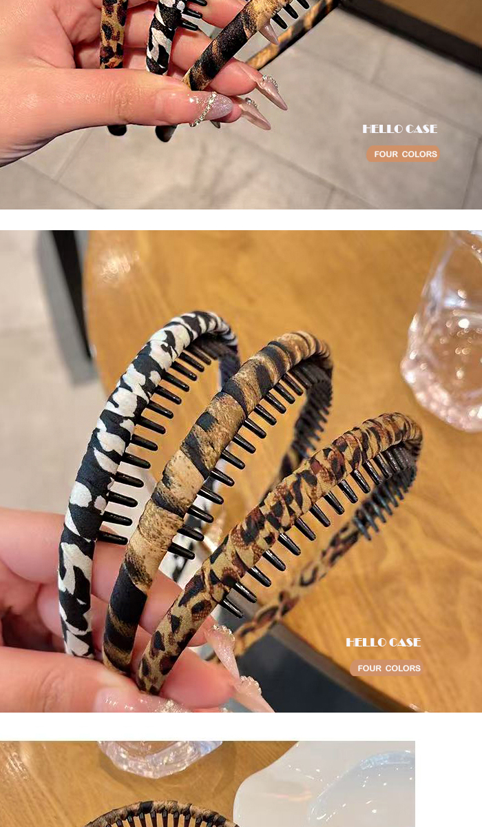 髪通りの良いコームタイプ カチューシャ