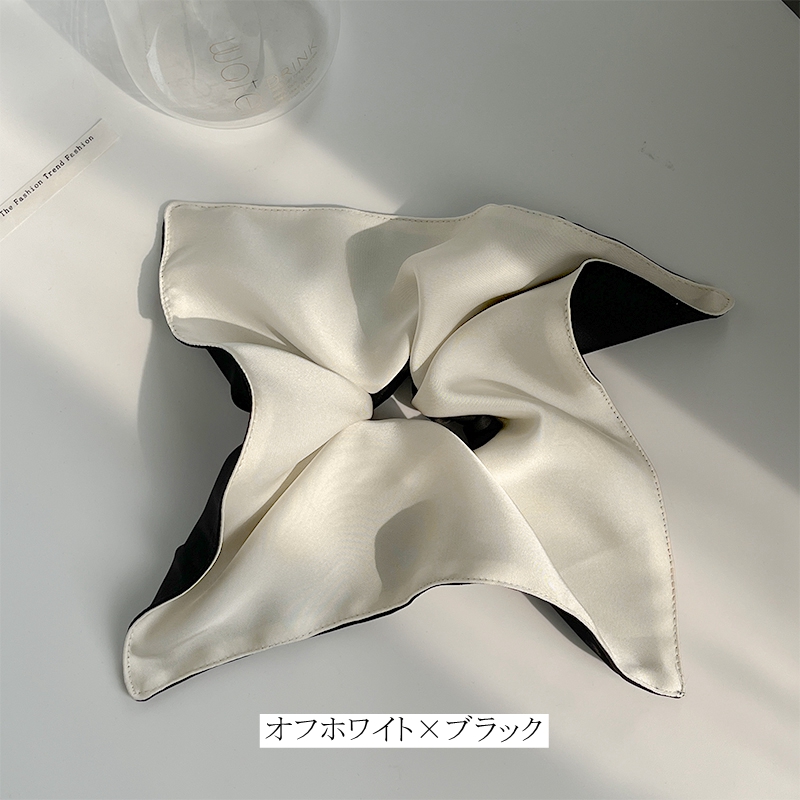 両面シュシュヘアゴム