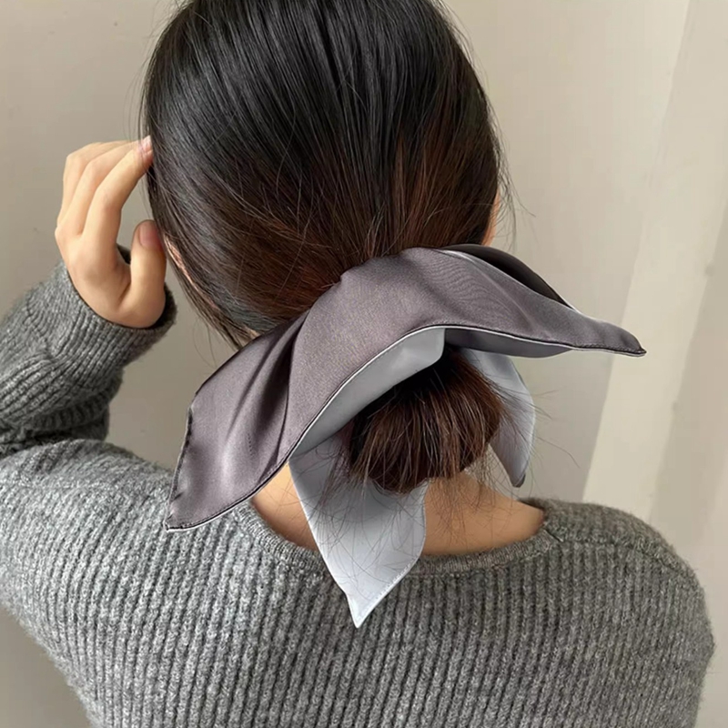 両面シュシュヘアゴム