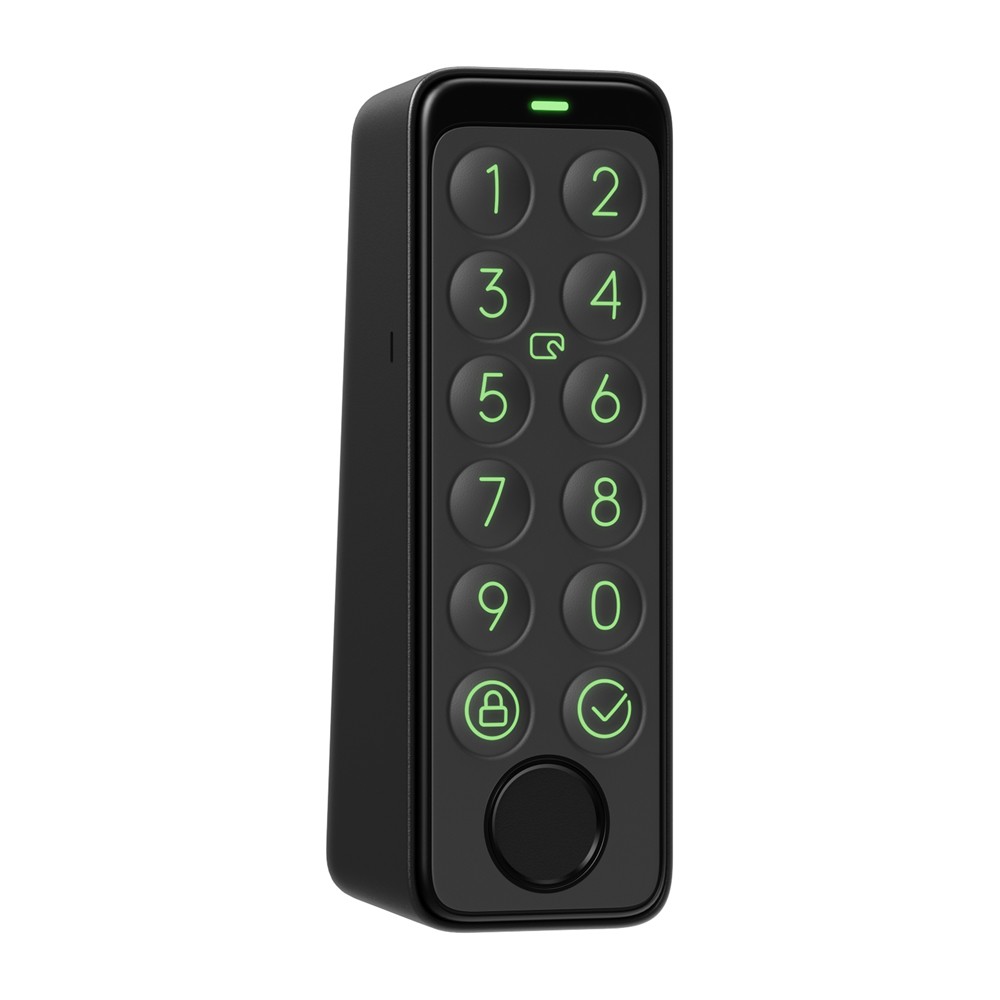 SwitchBot キーパッドタッチ 指紋認証パッド セット 玄関ドア ドア オートロック 玄関 後付け 鍵 ロック 暗証番号 パスワード キーパッド カードキー｜smartitemshop