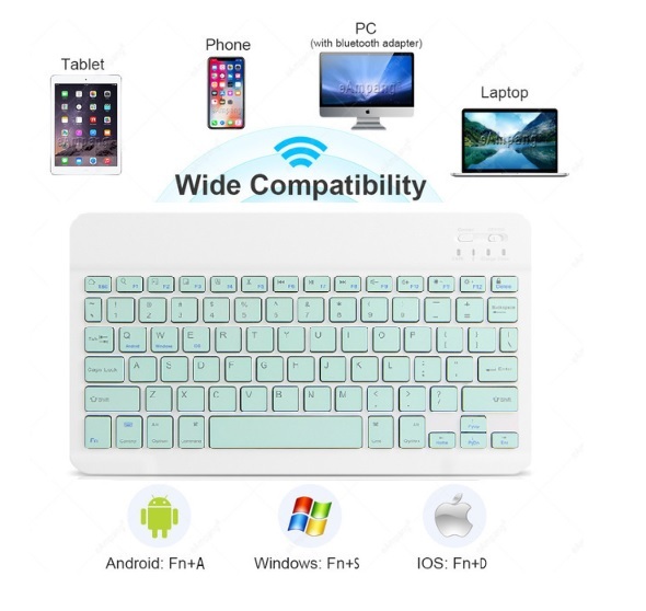 Bluetooth ワイヤレス マウス キーボード セット カラフル パソコン PC