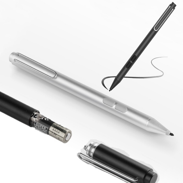 Surface専用タッチペン 電池式 Surface Pro4 5 6 7  Surface Go タッチペン　スタイラスペン 高感度タッチペン 交換用 ペン先 付き