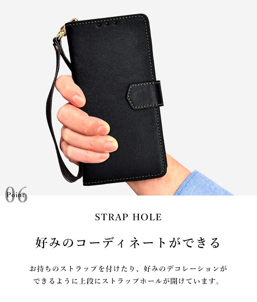 Xperia 1 Ⅲ au SOG03 ブラック 手帳型ケース ガラスフィルム付 Xperia 1 III SOG03 SO-51B A101SO ケース 手帳型 カバー au