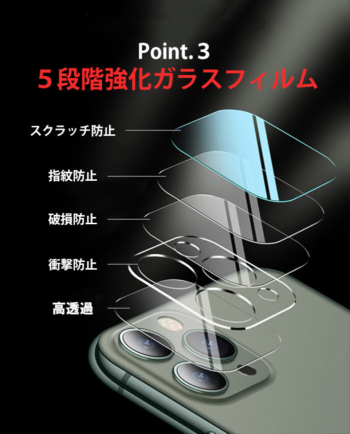 iPhone 14 Pro カメラガラスフィルム カメラカバー 耐衝撃 カメラ レンズ iphone14pro 液晶保護 レンズカバー アイホン14pro アイフォン14Pro cameraglass｜smartno1｜06