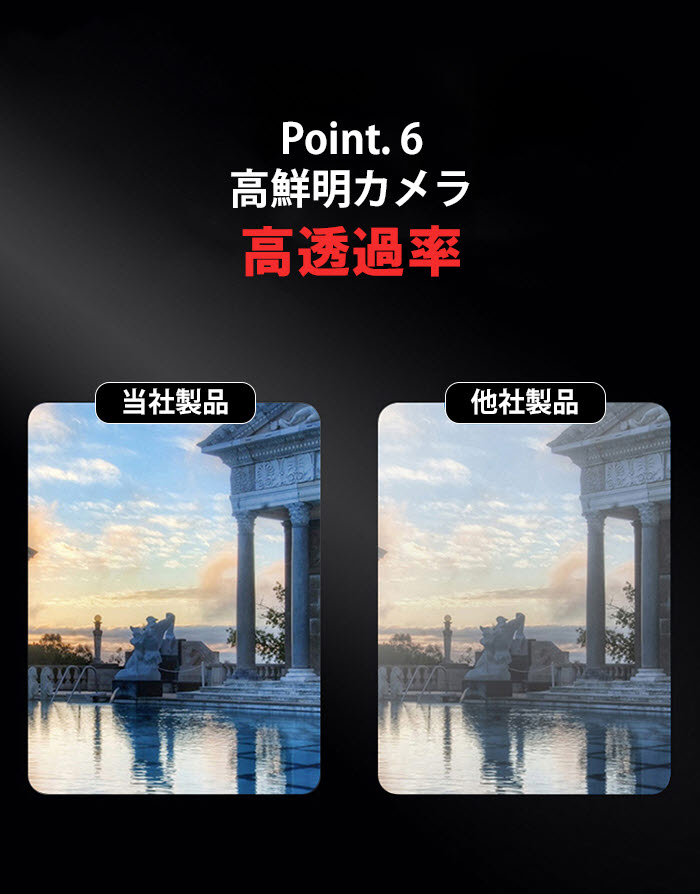 iPhone 14 Pro カメラガラスフィルム カメラカバー 耐衝撃 カメラ レンズ iphone14pro 液晶保護 レンズカバー アイホン14pro アイフォン14Pro cameraglass｜smartno1｜09