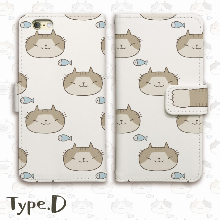 iphoneケース 手帳型 iPhone15 iphone13 ケース iphone14 se スマホショルダー 猫 ネコ 三毛猫 キジトラ 茶トラ｜smartphonecase-y｜05