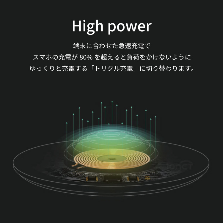 nexus 置き型充電器 iPhone ワイヤレス 充電器 置くだけ ワイヤレスチャージャー