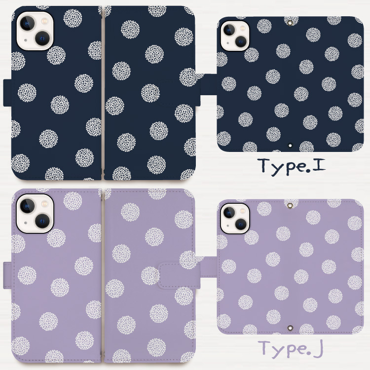iphone16e ケース 手帳型 iphone15 スマホケース iphone16 iphone16pro ケース iphone14 iphone13 手帳型ケース iphoneSE 水玉 ドット 北欧風 ピンク | iPhone | 06