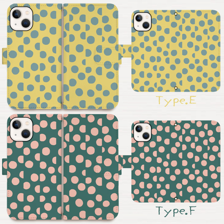 iphone16e ケース 手帳型 iphone15 スマホケース iphone16 iphone16pro ケース iphone14 iphone13 手帳型ケース iphoneSE 水玉 ドット 北欧風 ピンク | iPhone | 04