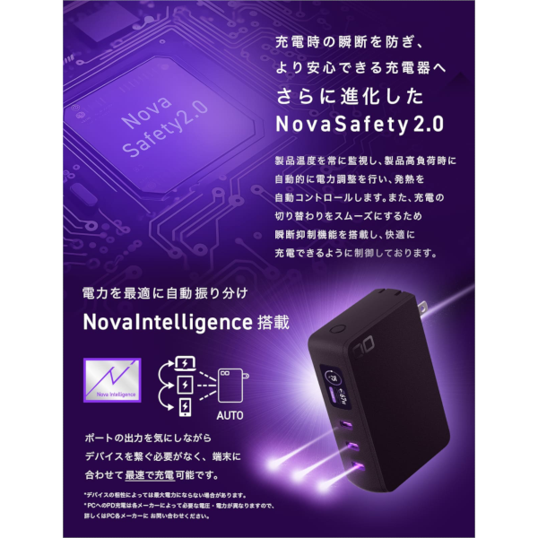 CIO SMARTCOBY Pro PLUGⅡ 67W3C ACプラグ一体型高出力モバイルバッテリー”SMARTCOBY Pro PLUGⅡ
