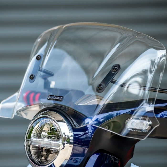 ホンダ スーパーカブC125用 クリアウィンドスクリーン/HONDA SUPER CUB C125 MOTOLORDD WINDSCREEN  CLEAR　V2/ モトロード ウィンドシールド 風防