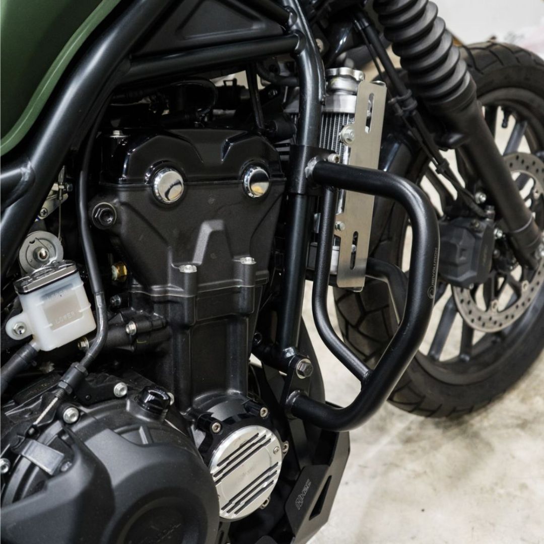 新品 ホンダ レブル 250 500用 エンジンガード ハーレースタイル