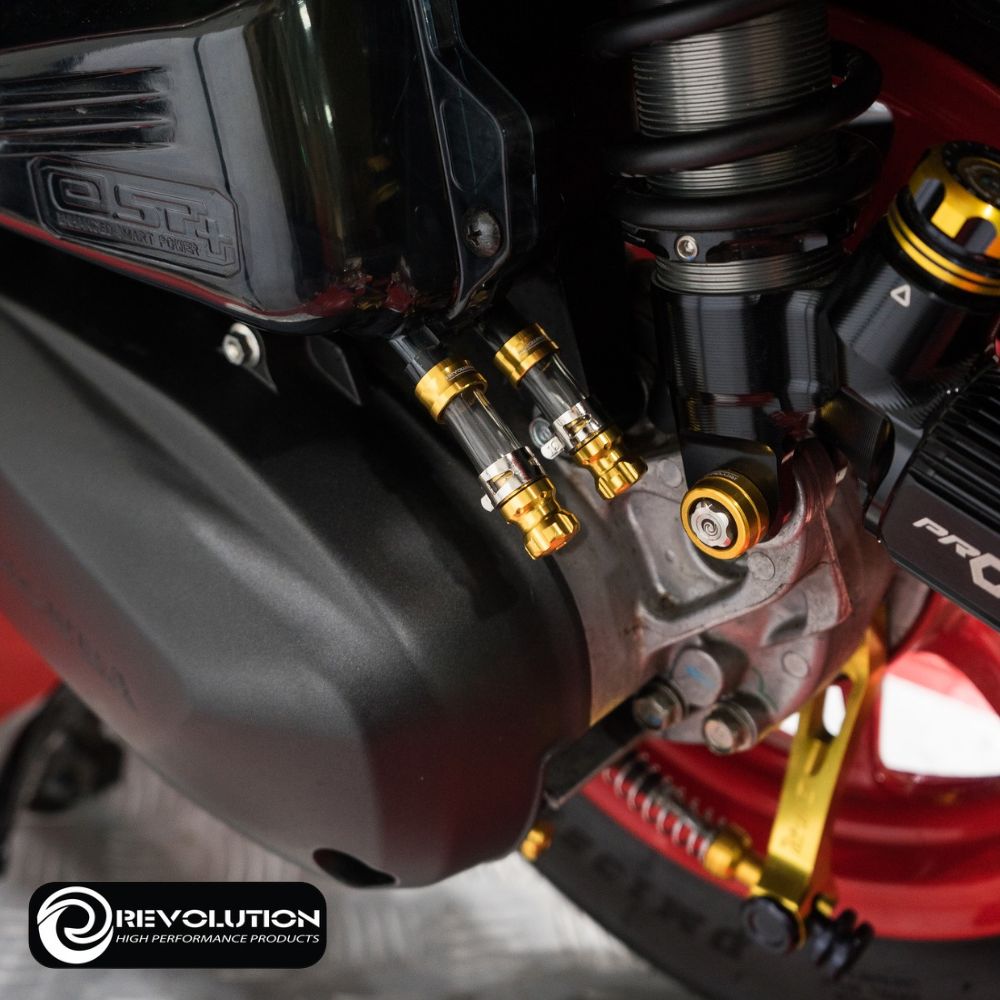 REVOLUTION ホンダ ADV160 PCX160 エアクリーナドレンホースキャップ