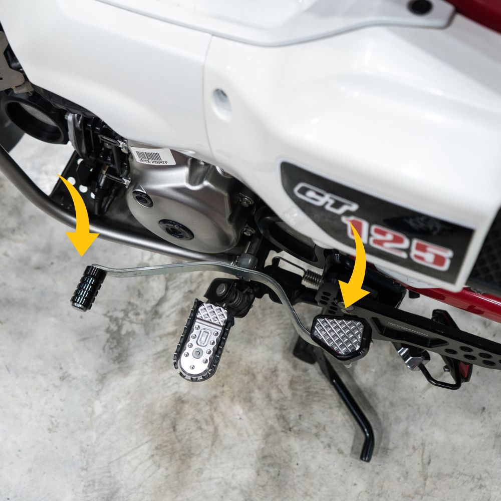 REVOLUTION ホンダハンターカブCT125用シフトペダル前後セット / FR+RR