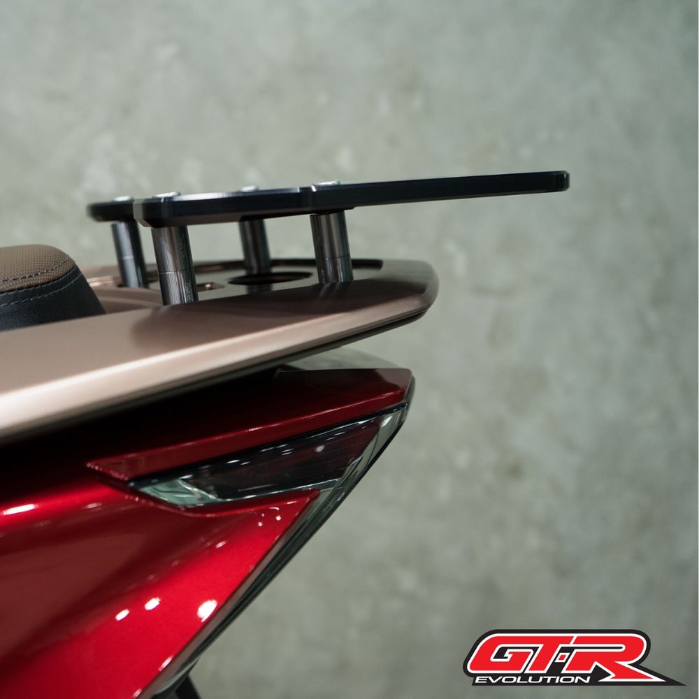 GTR ホンダ PCX125/150/160用リアキャリア アルミ削り出し / Rear