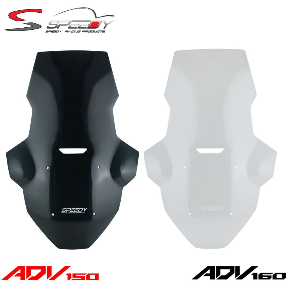 ホンダ ADV160/150ウインドシールド SPEEDY Windsheild #03 V2 Smoke /Clear For Honda  ADV160/150 ウインドスクリーン スモーク/クリア