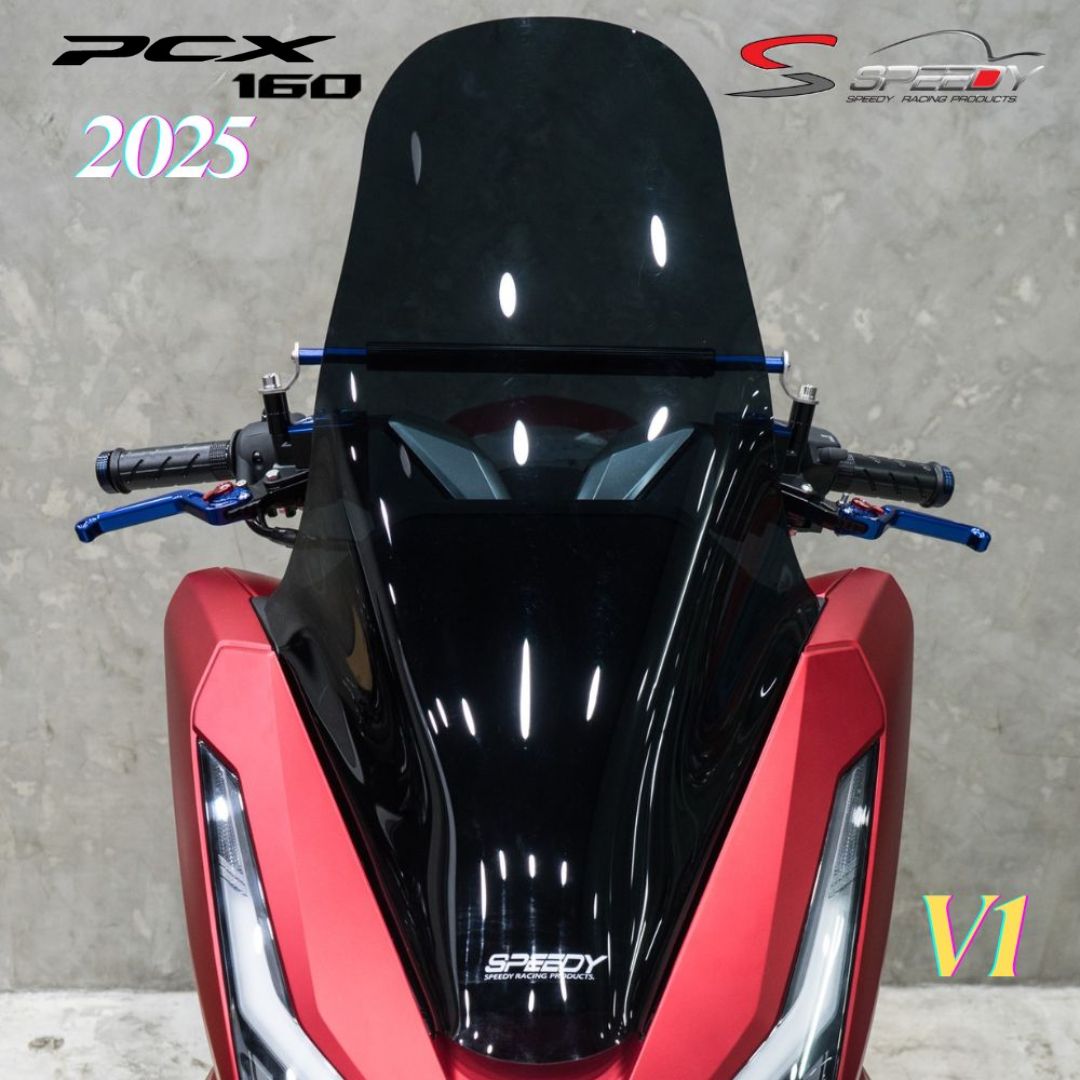 PCX 2025 ウィンドシールド スモーク スクリーン SPEEDY ホンダ 2025 PCX125 PCX160 V1 ウインドシールド ロングタイプ