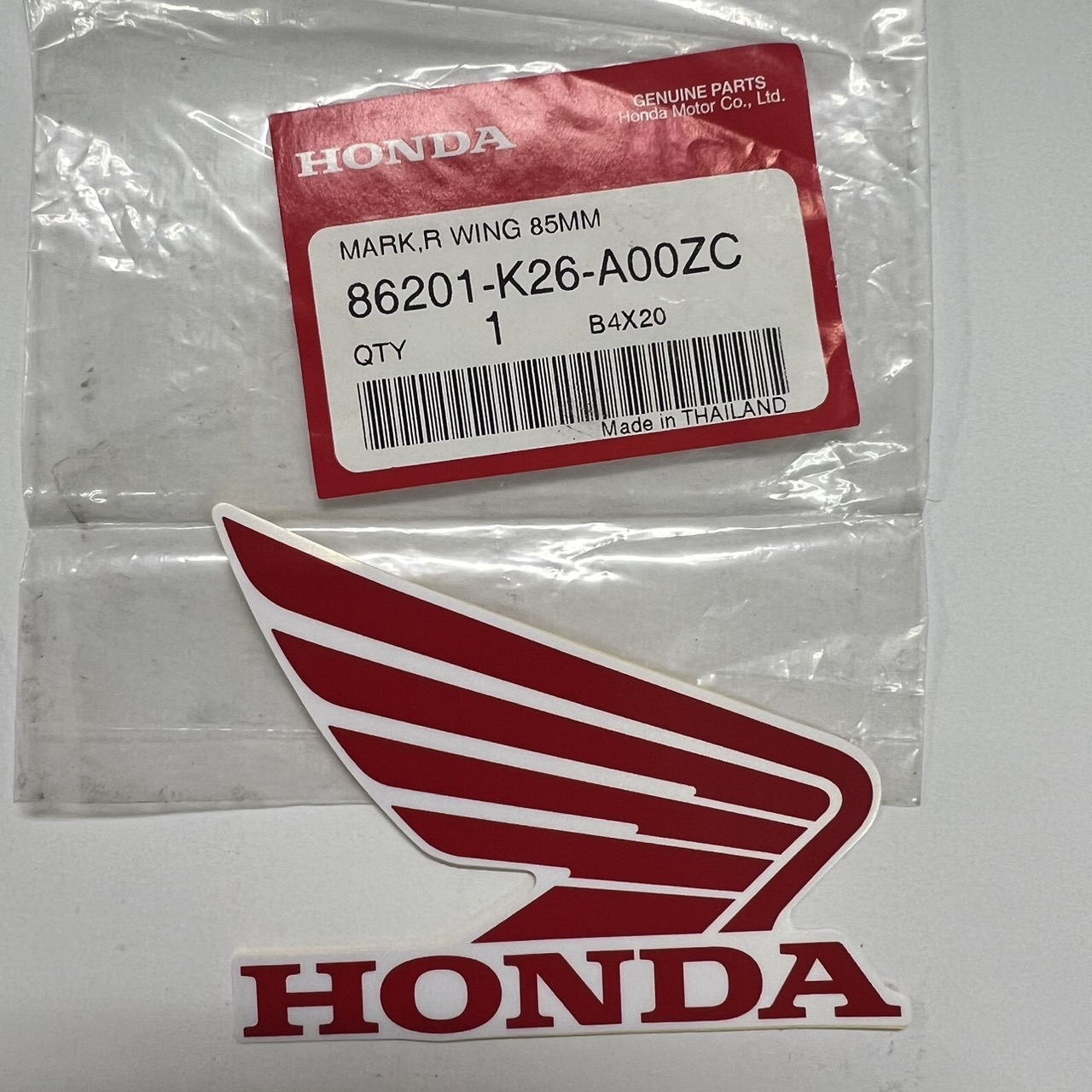 ホンダ（HONDA） 純正 ウイングマーク ステッカー / Wing Mark Sticker