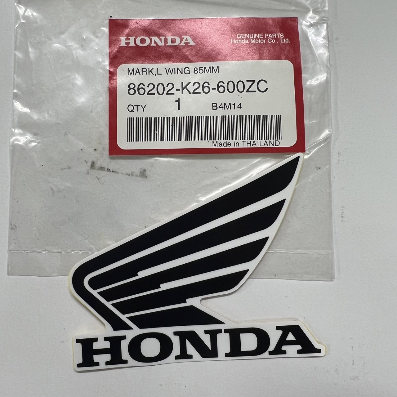 ホンダ（HONDA） 純正 ウイングマーク ステッカー / Wing Mark Sticker