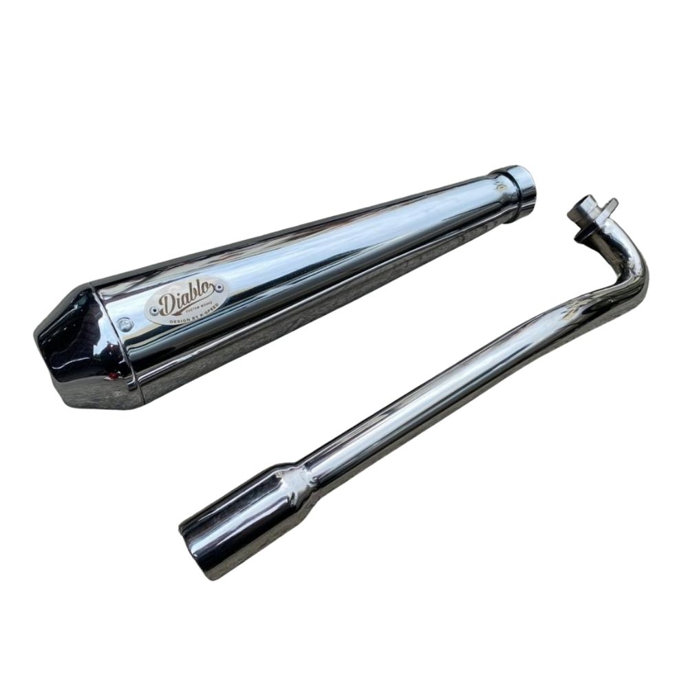 スーパーカブ ホンダ C125 クロム マフラー C00Full exhaust system