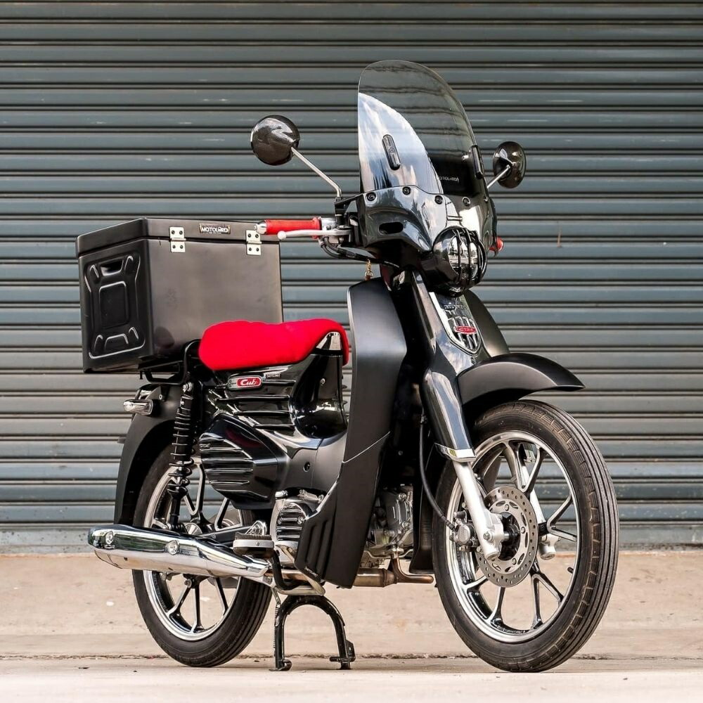 MotolordD ホンダ スーパーカブC125用 ハーフスモークスクリーン