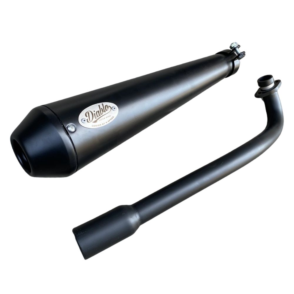 ホンダ スーパーカブ C125 オールブラック マフラー C12 Diablo Custom Works exhaust Black Edition  Full System For Honda C125 2018-2021 : diablo-c12 : SmartSmokers - 通販 -  Yahoo!ショッピング