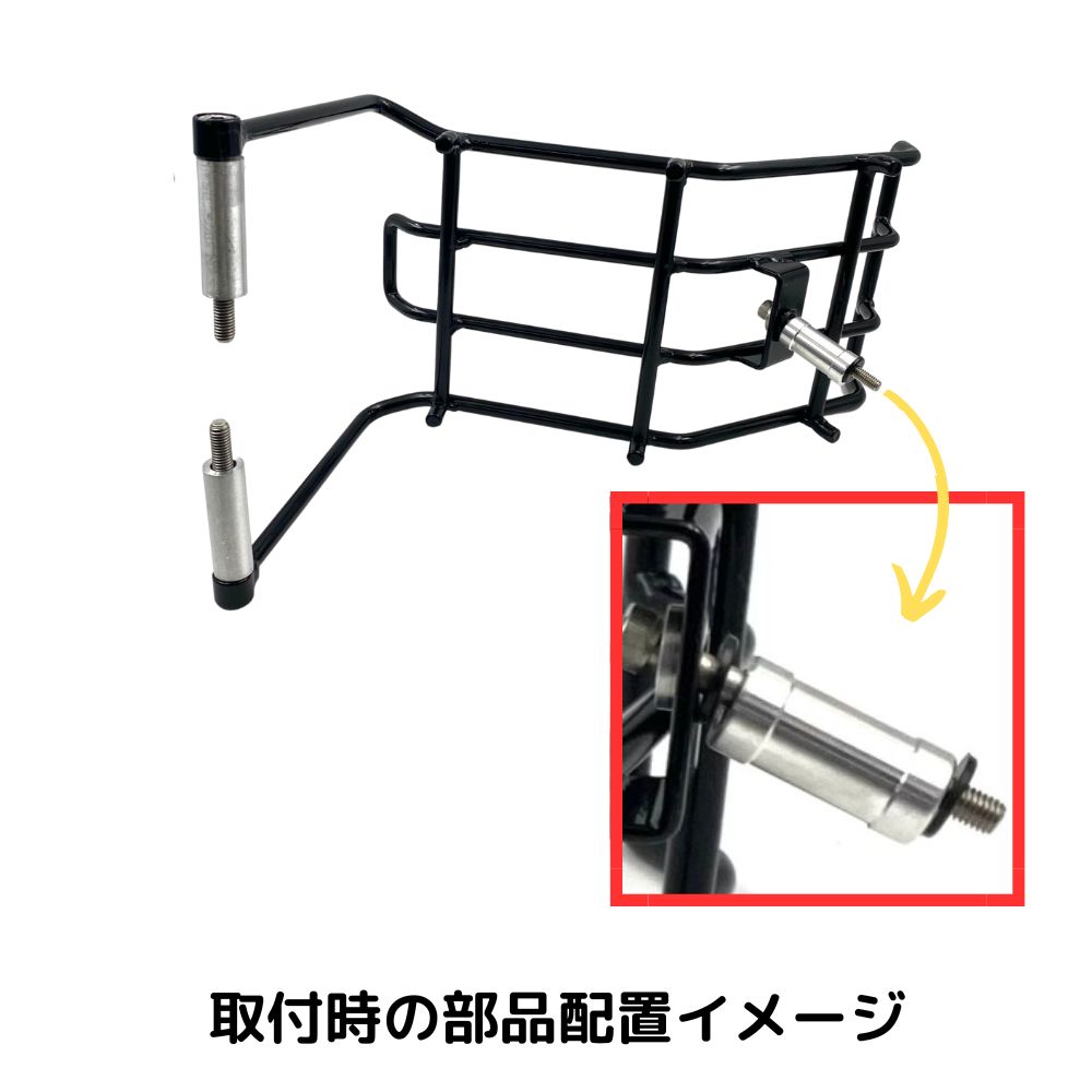 ホンダ ハンターカブ CT125用 センターキャリア HONDA CT125 CENTER LUGGAGE RACK GUARD　JA55 JA65