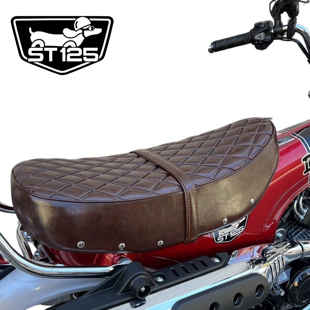 ホンダ ダックス ST125 交換用シート グロスブラウン/Replacement Seat for Honda ST125 Gloss Brown  JB04 : c637 : SmartSmokers - 通販 - Yahoo!ショッピング