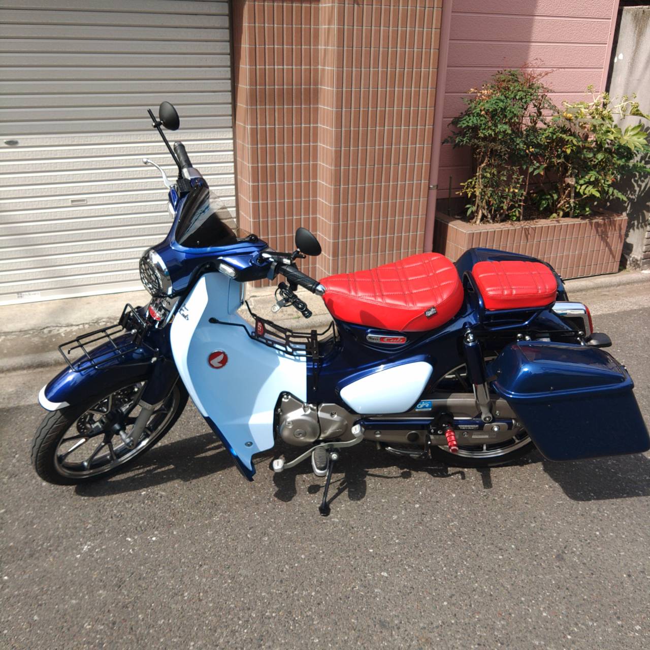 美品！ポッシュフェイス Z2ミラー スーパーカブ C125 CT Daxモンキー ホンダ（HONDA） ホンダスーパーカブC125 ハンターカブCT125共通ミラー