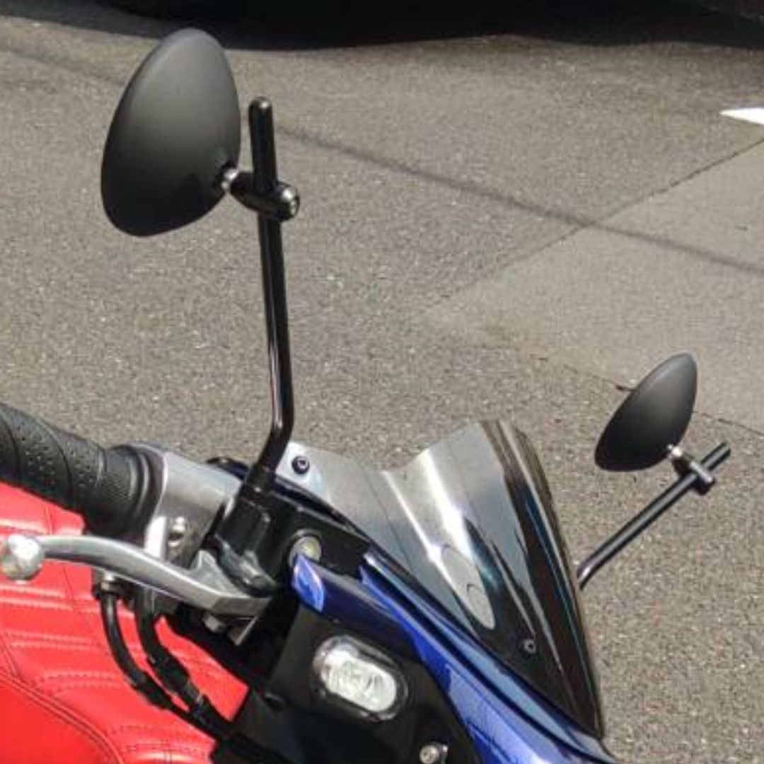 ホンダスーパーカブC125 ブラックミラー CA27 Side mirror for Honda