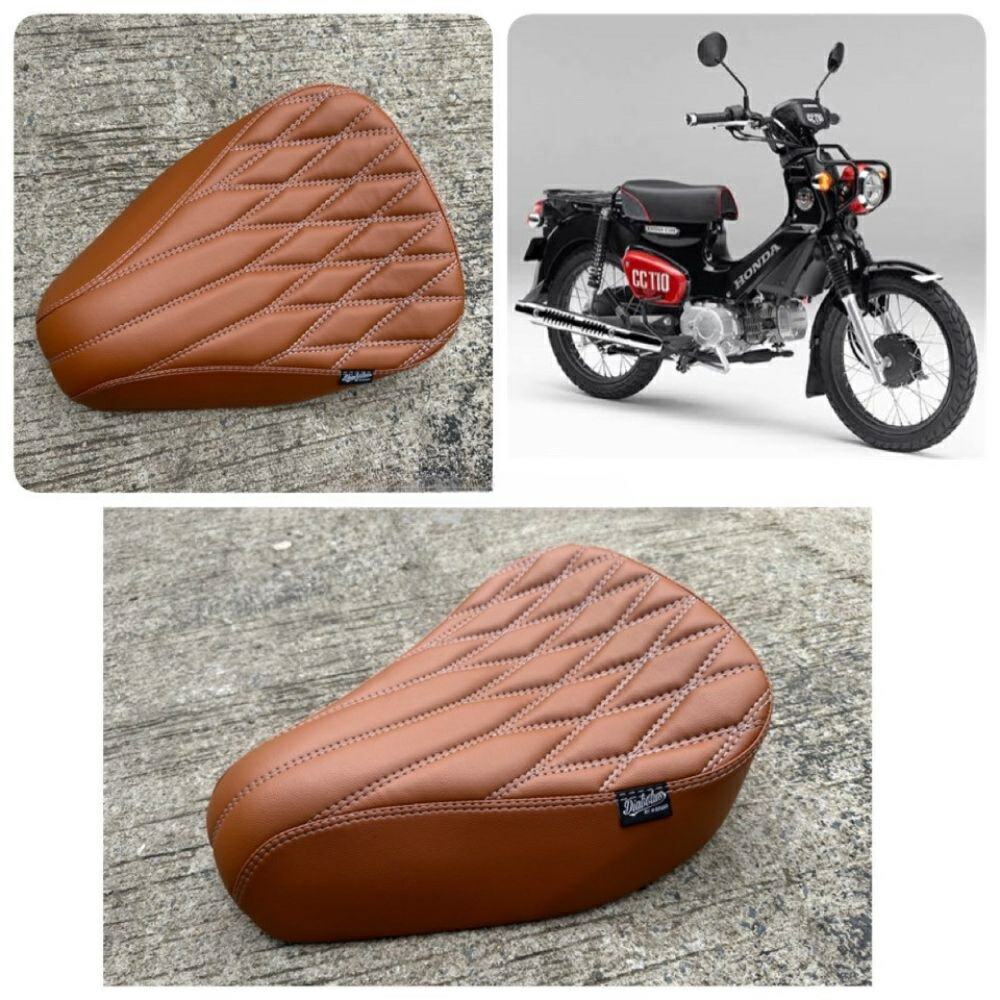 CC110 CUSTOM LONG SEAT シート本体 Amazon | JISYIWOWバイク コンフォートシートクロスカブ シートダブル