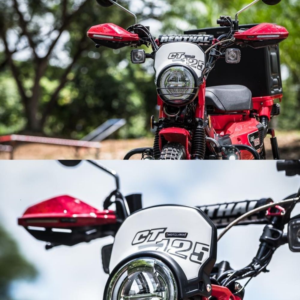 ホンダ ハンターカブ CT125用 ナックルガード ポジションランプ