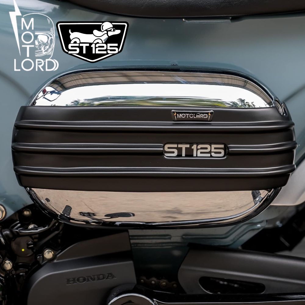 ホンダ ダックス125 ST125 DX013 サイドカバー マットブラック ホンダ（HONDA） モトロード ダックス ST125 サイドカバー マット