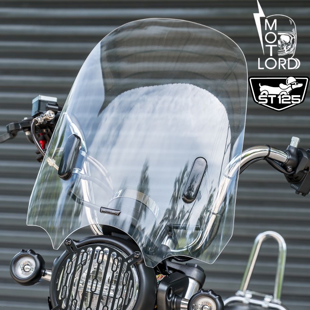 ホンダ ダックス ST125用ウインドスクリーン ビックサイズ
