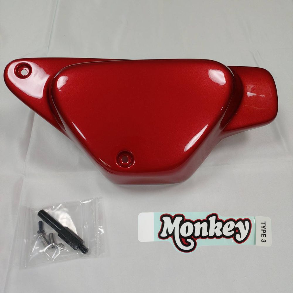 DERAZER ホンダ モンキー125用右用サイドカバー［純正Monkeyロゴ