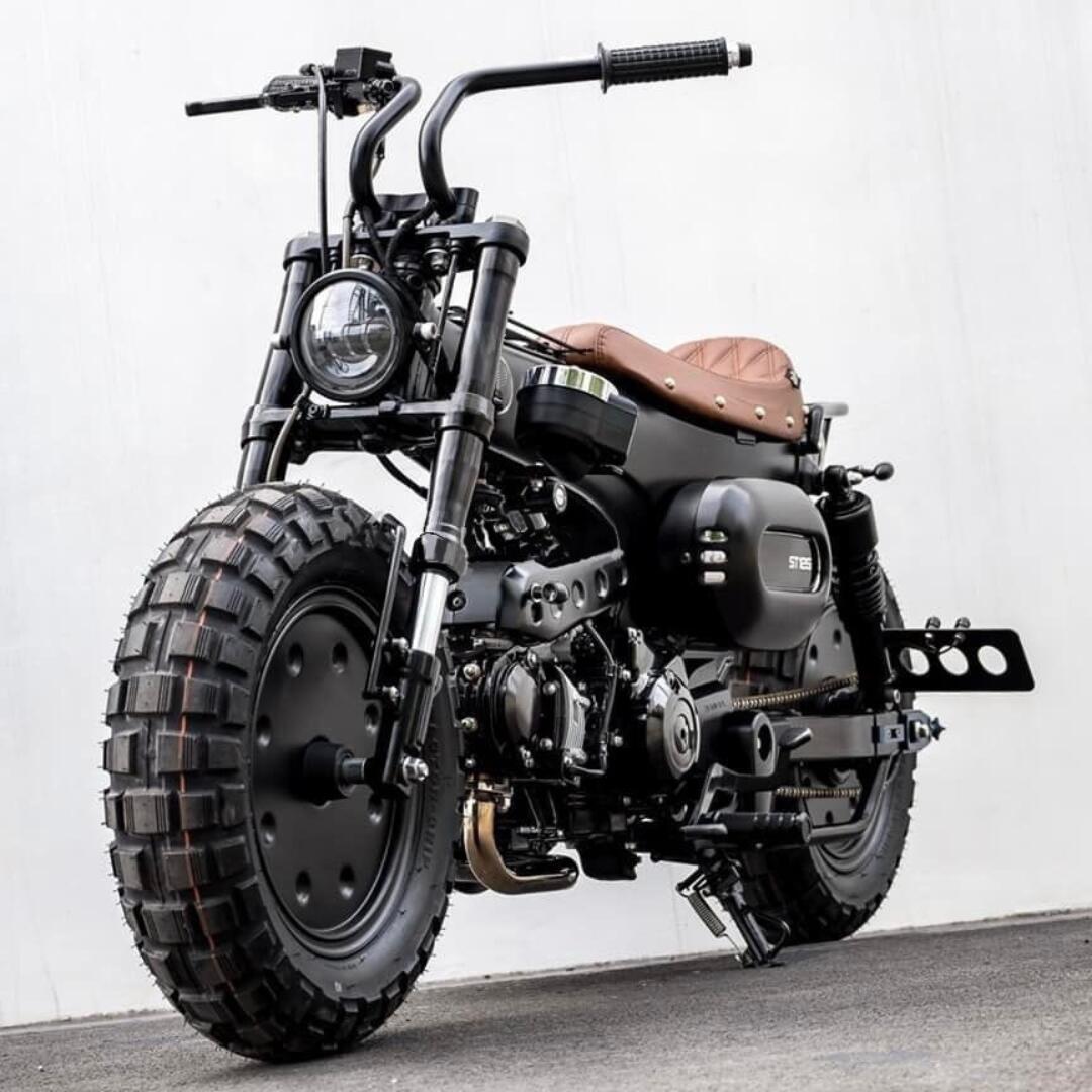 51%OFF!】ホンダ ダックス ST125用 JB04 交換用ハンドルバーキット ST125 aluminum Works DX042 Diablo  Handlebars Honda made of Custom black バーハンドル