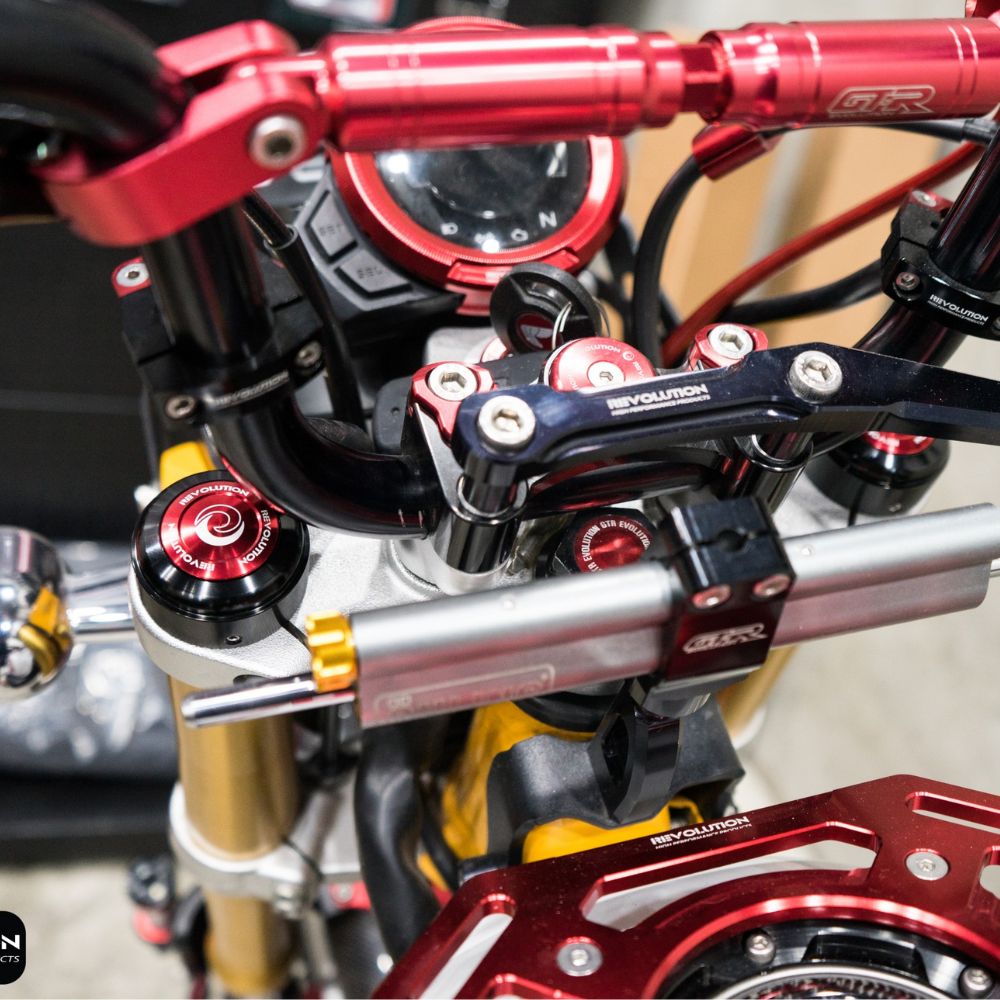 ホンダ モンキー125 ダックス125フロントショックトップキャップ