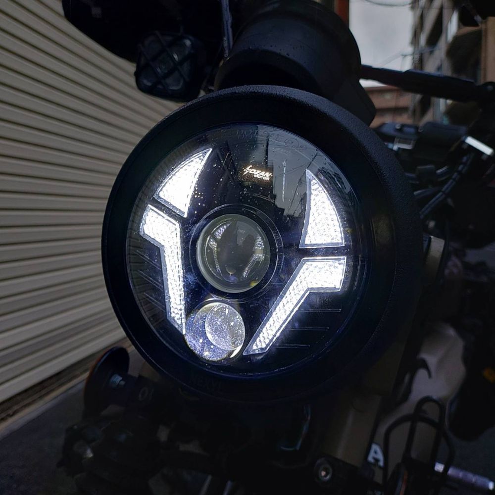 純正 CT125 ハンターカブ JA55 LED ヘッドライト 25050229 HONDA CT125 用 ウインカー内蔵 LEDヘッドライト デイライト搭載 ロー