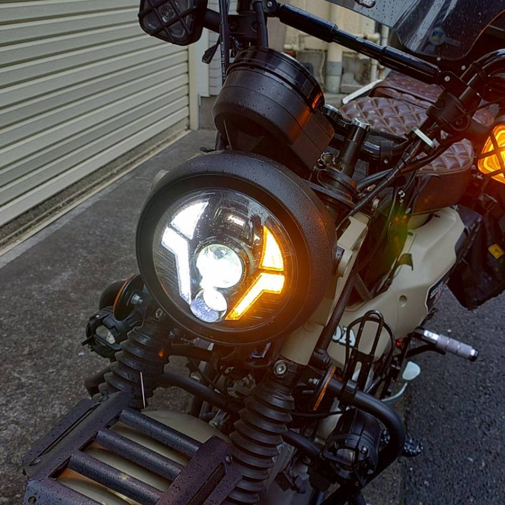 ホンダ（HONDA） HONDA CT125 用 ウインカー内蔵 LEDヘッドライト デイ
