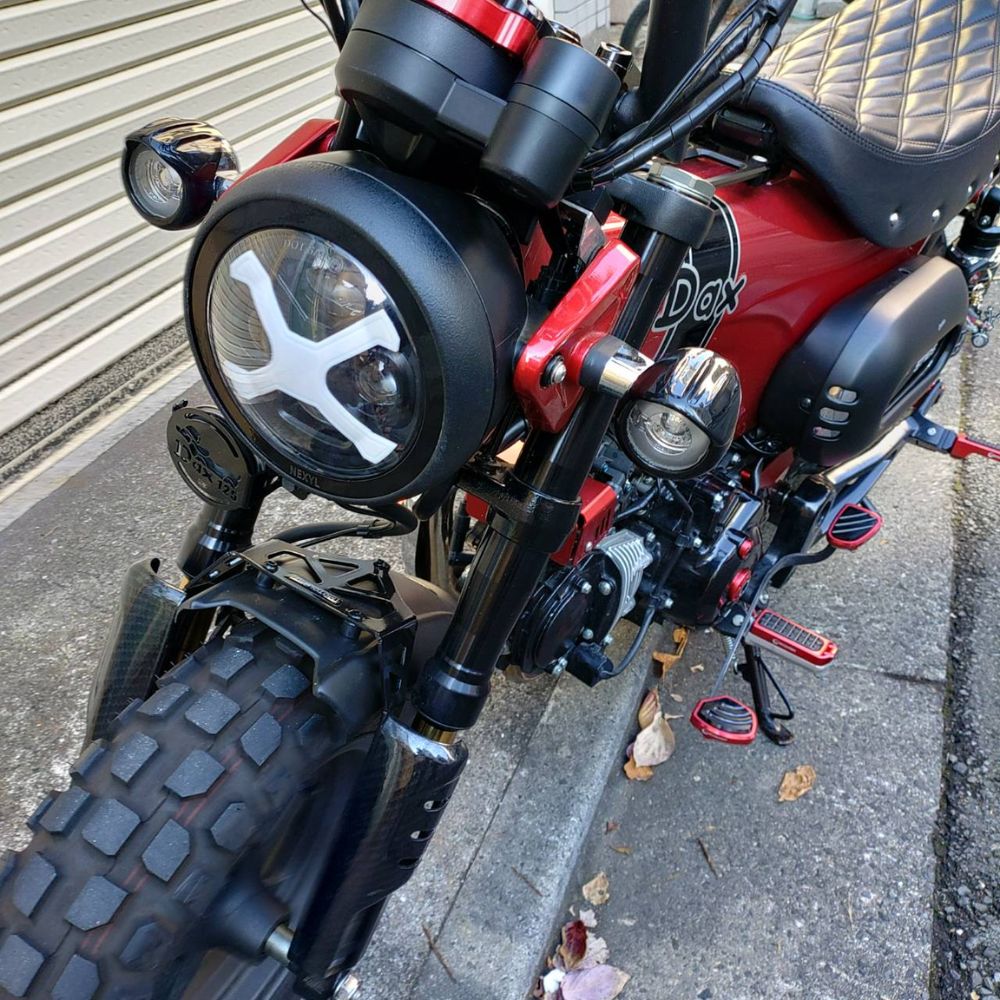 ダックス125 ヘッドライト ホンダ（HONDA） HONDA DAX125 ダックス125 LEDヘッドライト Xライン 4