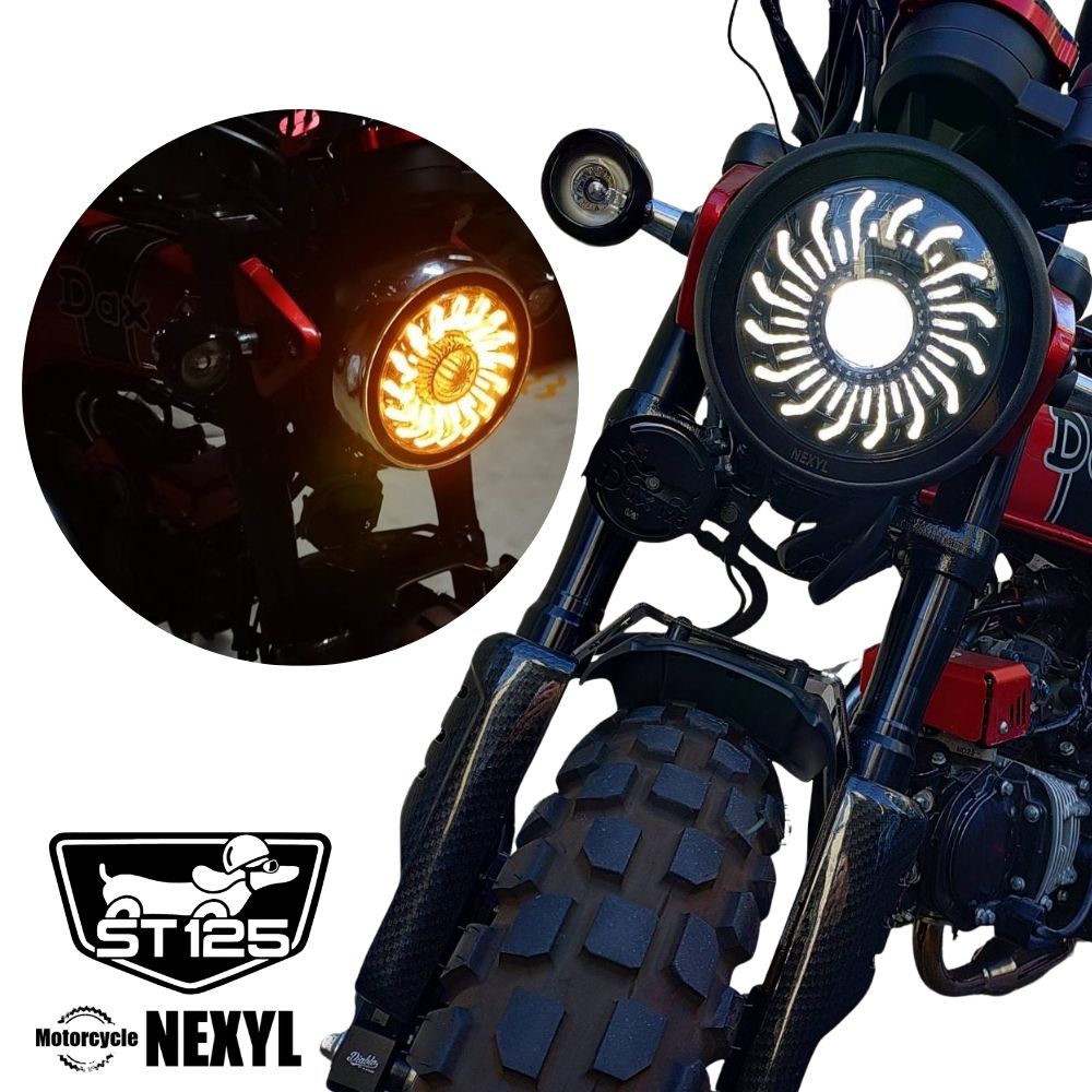 HONDA DAX ダックス125専用 トルネードLEDヘッドライト サンフレアデイ