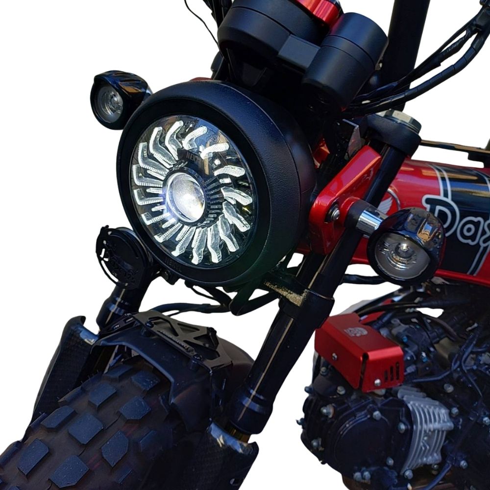 送料無料☆PROTEC LEDヘッドライトキット HONDA Dax125 HONDA DAX ダックス125専用 トルネードLEDヘッドライト サンフレアデイ