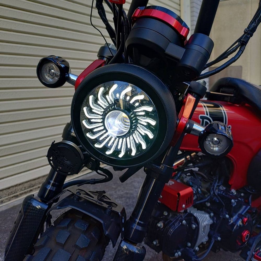 HONDA DAX ダックス125専用 トルネードLEDヘッドライト サンフレアデイ