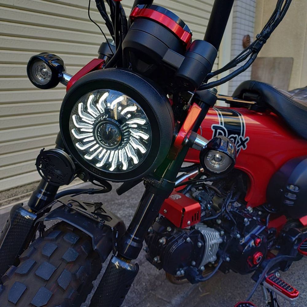 HONDA DAX ダックス125専用 トルネードLEDヘッドライト サンフレアデイ